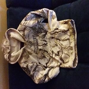 Jacklinks white camo xs adults sweatshirt